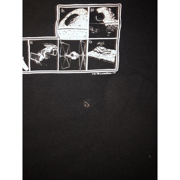 Fifth Sun Periodic Table Of Star Wars Villians‎ T Shirt Size 2xl - Picture 4 of 7